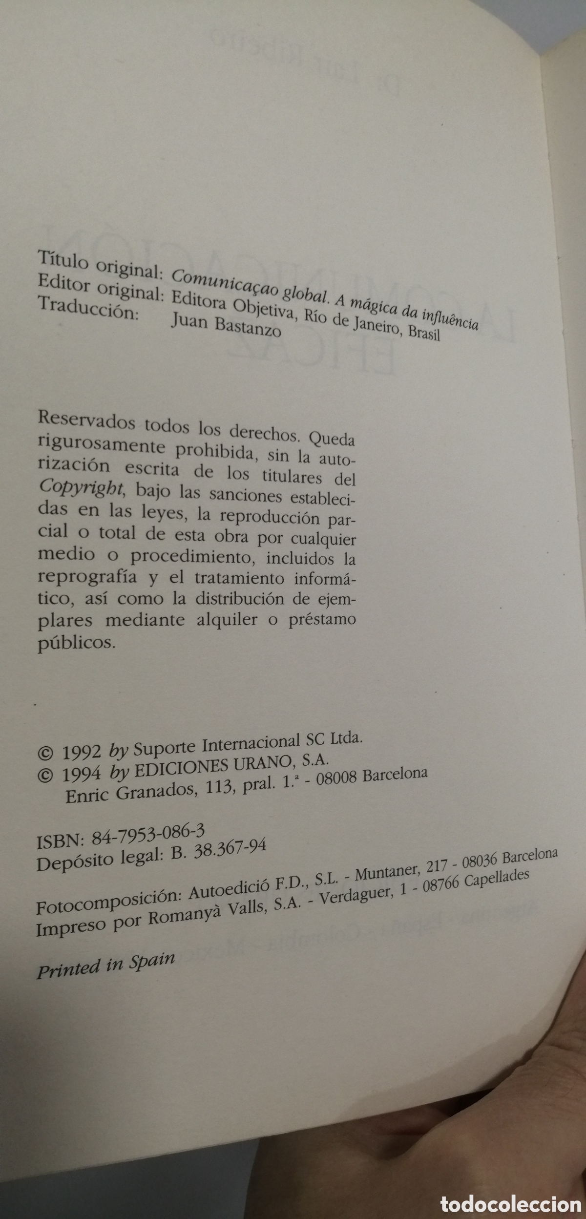 Libros: La comunicaci&oacute;n eficaz Dr. Lair Ribeiro Ediciones Urano - Foto 12
