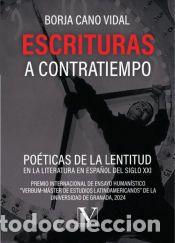 Libros: Escrituras a contratiempo - Borja Cano Vidal