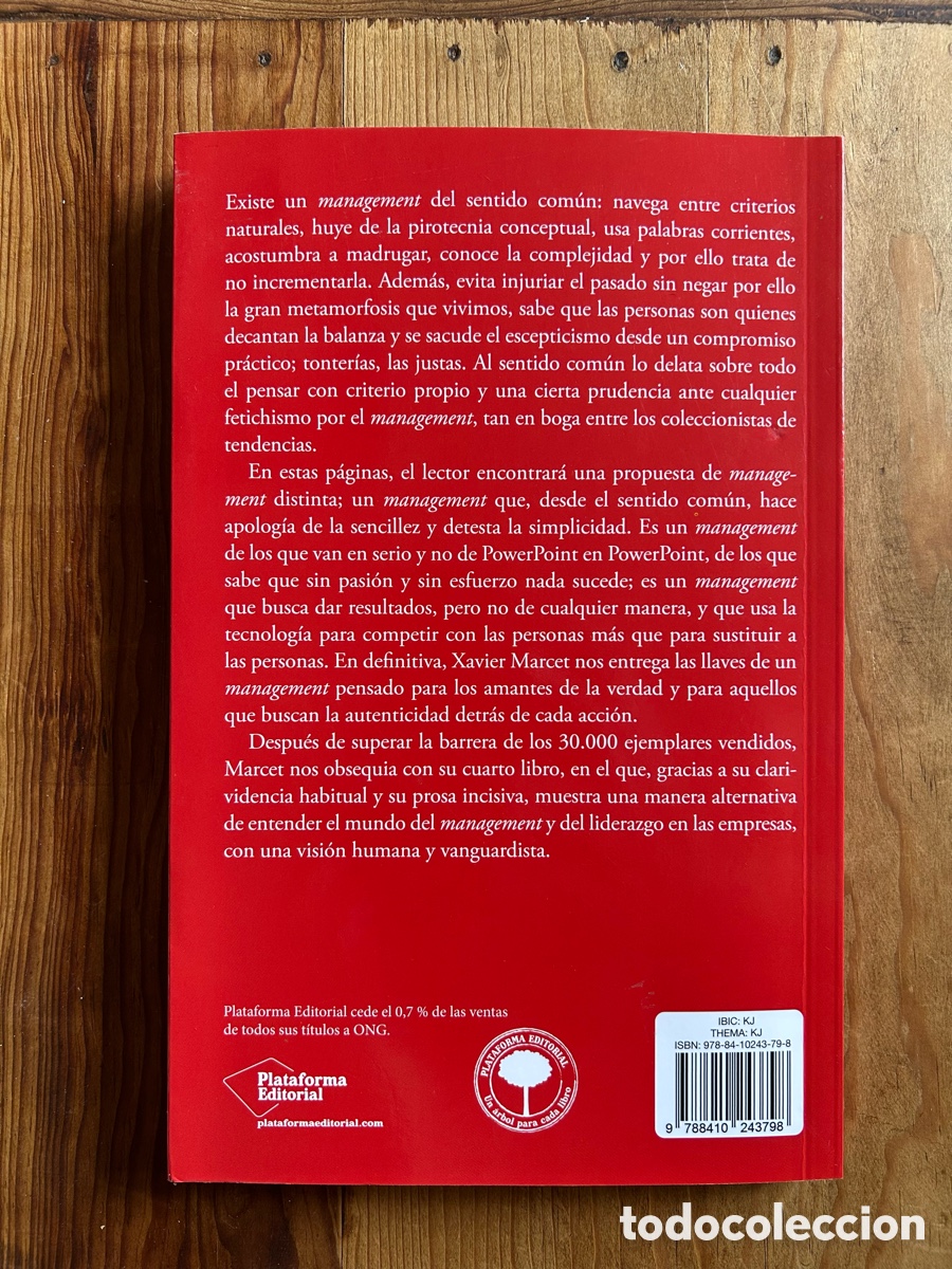 Libros: Management del sentido com&uacute;n. Xavier Marcet - Foto 4