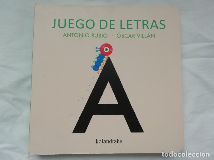 JUEGO DE LETRAS, ANTONIO RUBIO