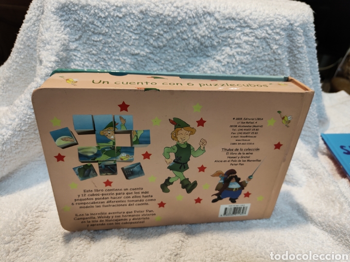 Libros: PETER PAN ( cubopuzzles) de LIBSA - Foto 3