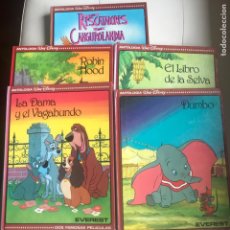 Libros: 5 TOMOS CUENTOS DISNEY DOS FAMOSAS PELICULAS ED. EVEREST. Lote 318194808