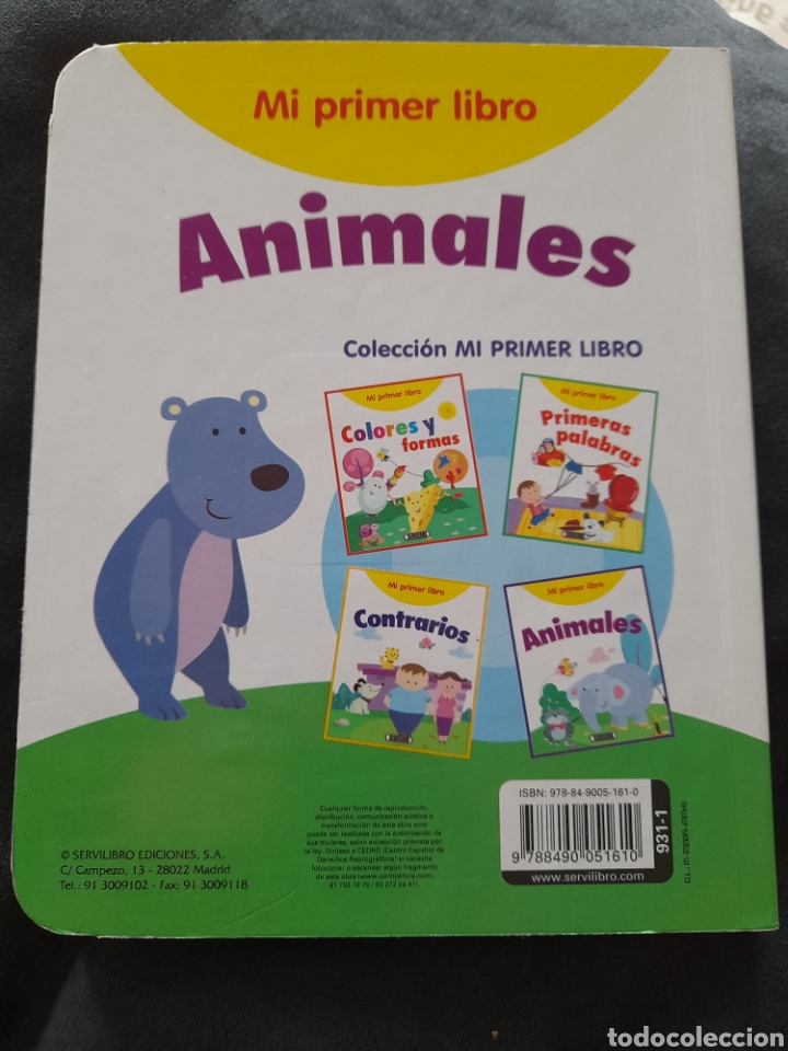Libros: Mi primer libro de animales - Foto 2