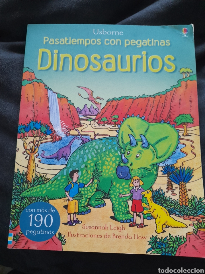 Libros: Dinosaurios. Pasatiempos con pegatinas - Foto 1