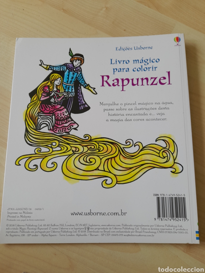 Libros: Libro m&aacute;gico para colorear. Rapunzel - Foto 2