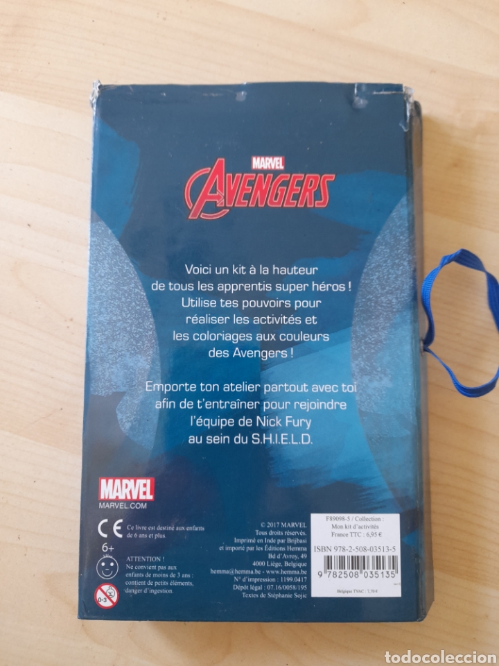 Libros: Avengers. Mon kit Dactivites. Franc&eacute;s - Foto 2