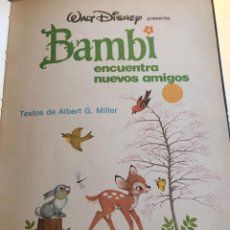 Libros: CUENTO INFANTIL , BAMBI. Lote 330750223