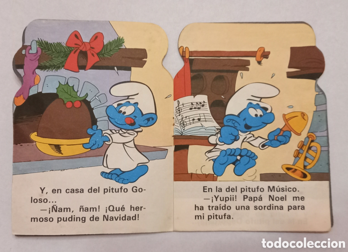 Libros: Cuento Los Pitufos 1982 - Las pitufadas de Papa Noel - Foto 2