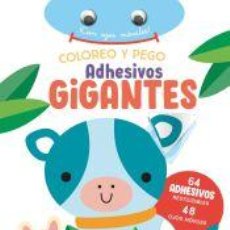 Libros: COLOREO Y PEGO ADHESIVOS GIGANTES. VACA - YOYO. Lote 400913954