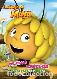 Libros: ABEJA MAYA, LA - DE FLOR EN FLOR - LIBRO PARA COLOREAR - Foto 1