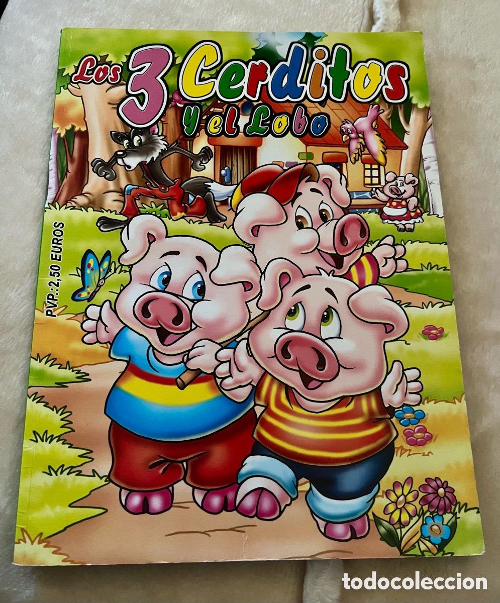 Libros: Cuento Los tres cerditos y el Lobo - Foto 1