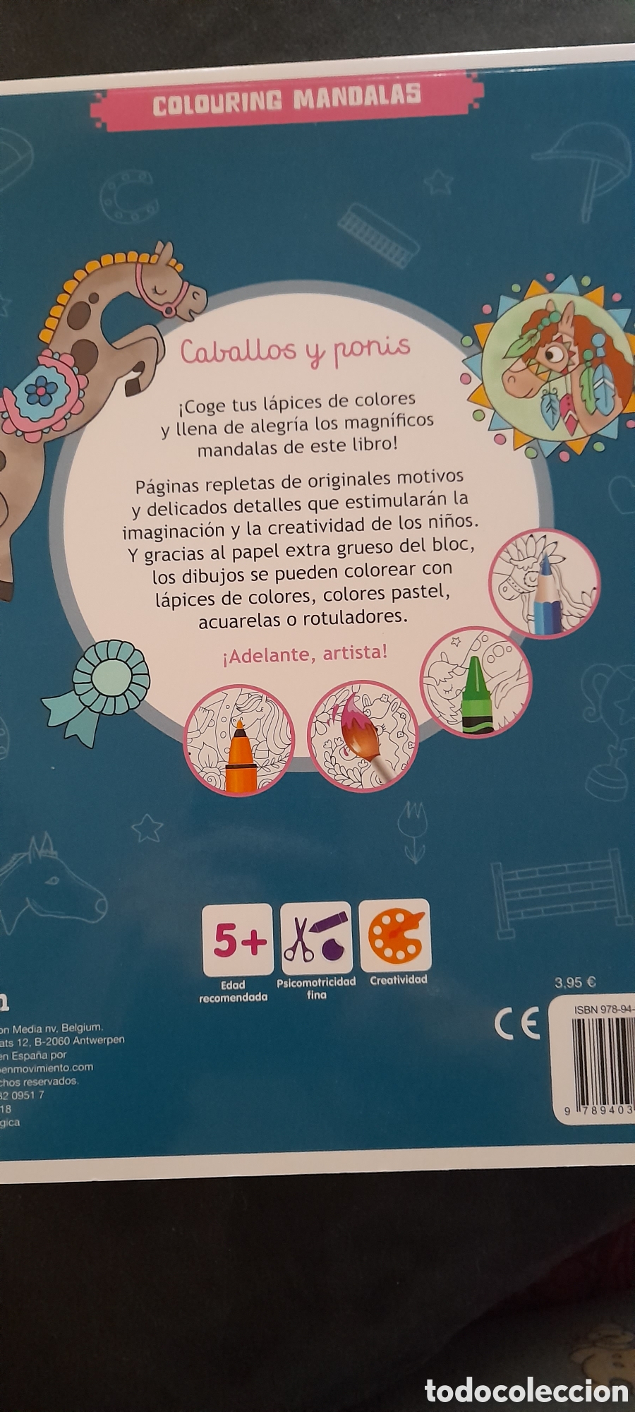 Libros: Colouring mandalas. Caballos y ponis - Foto 2