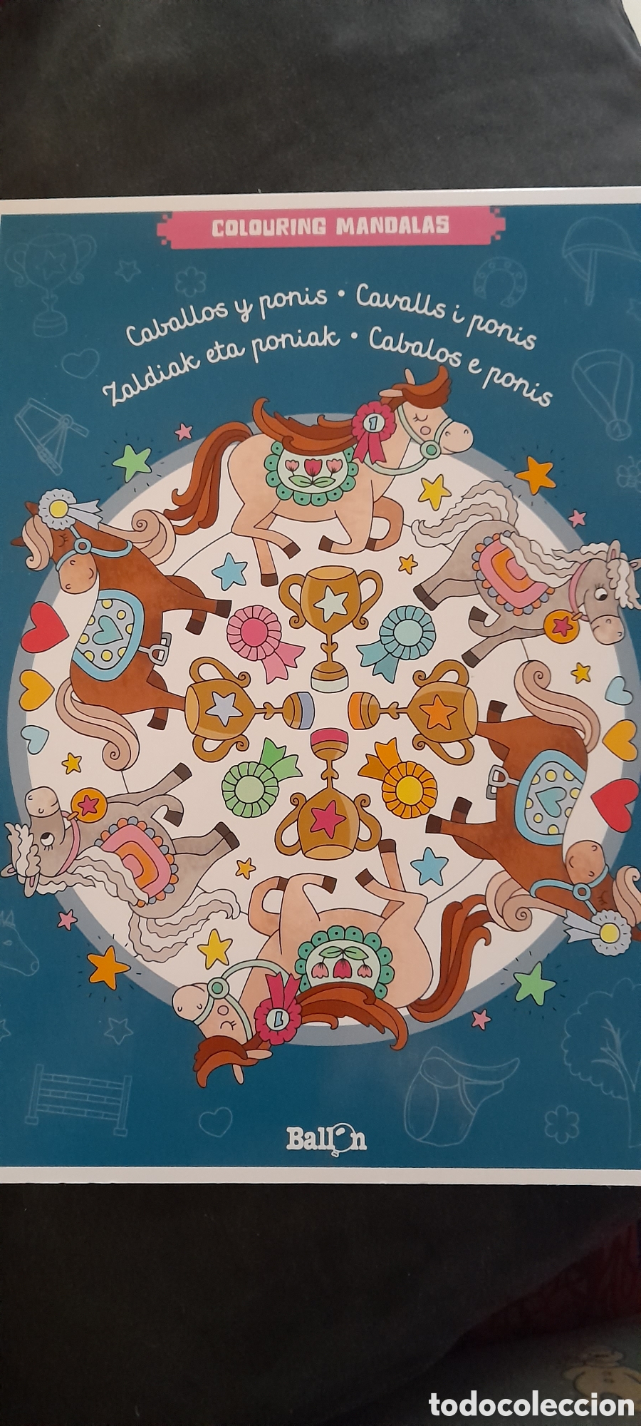 Libros: Colouring mandalas. Caballos y ponis - Foto 1