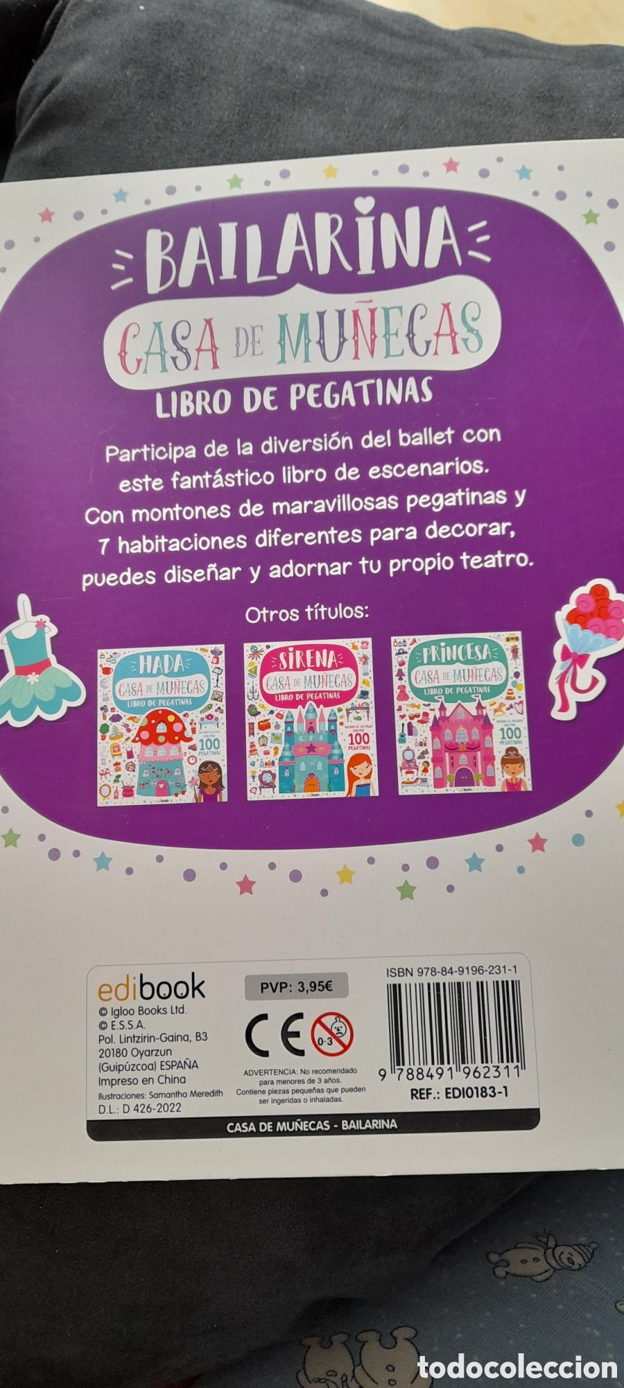Libros: Bailarina. Casa de mu&ntilde;ecas. Libro de pegatinas - Foto 2