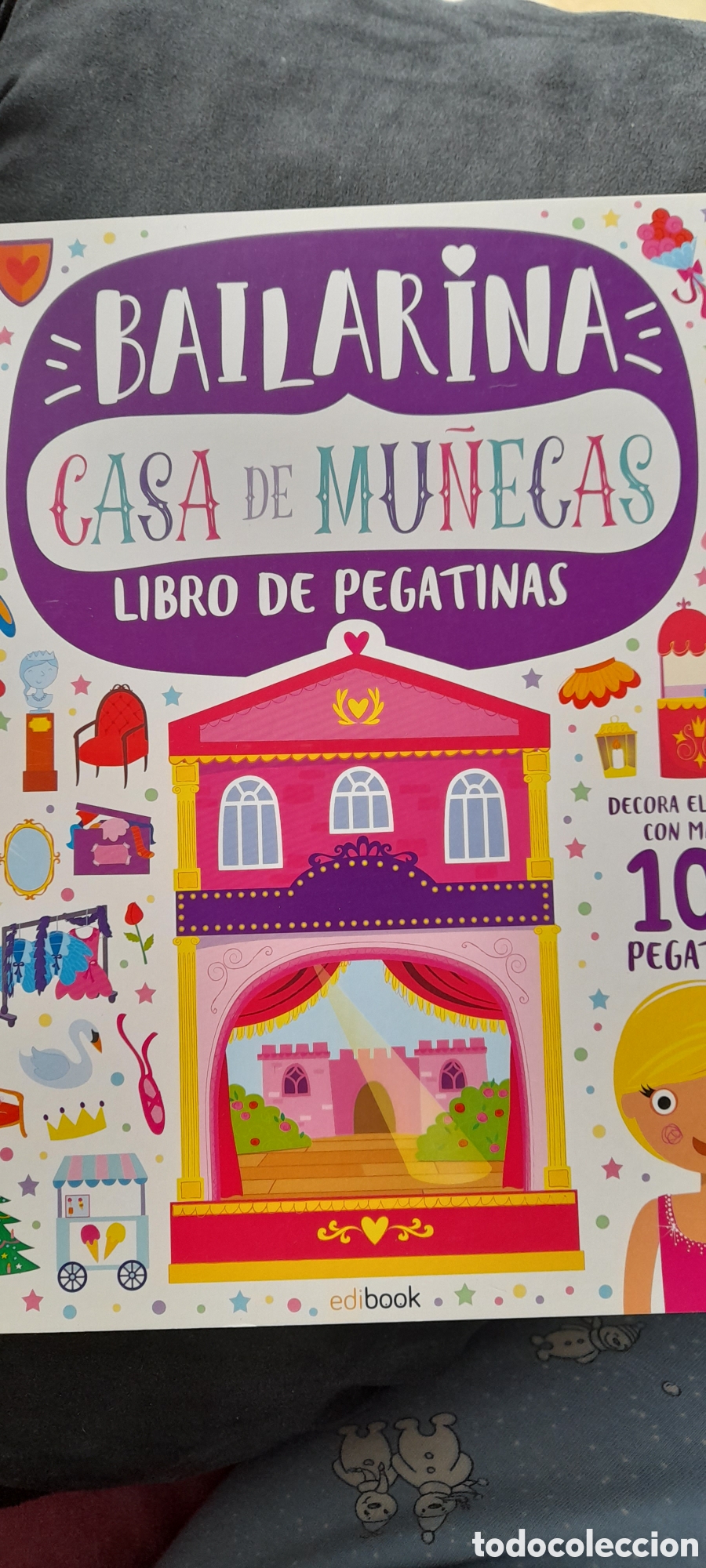 Libros: Bailarina. Casa de mu&ntilde;ecas. Libro de pegatinas - Foto 1