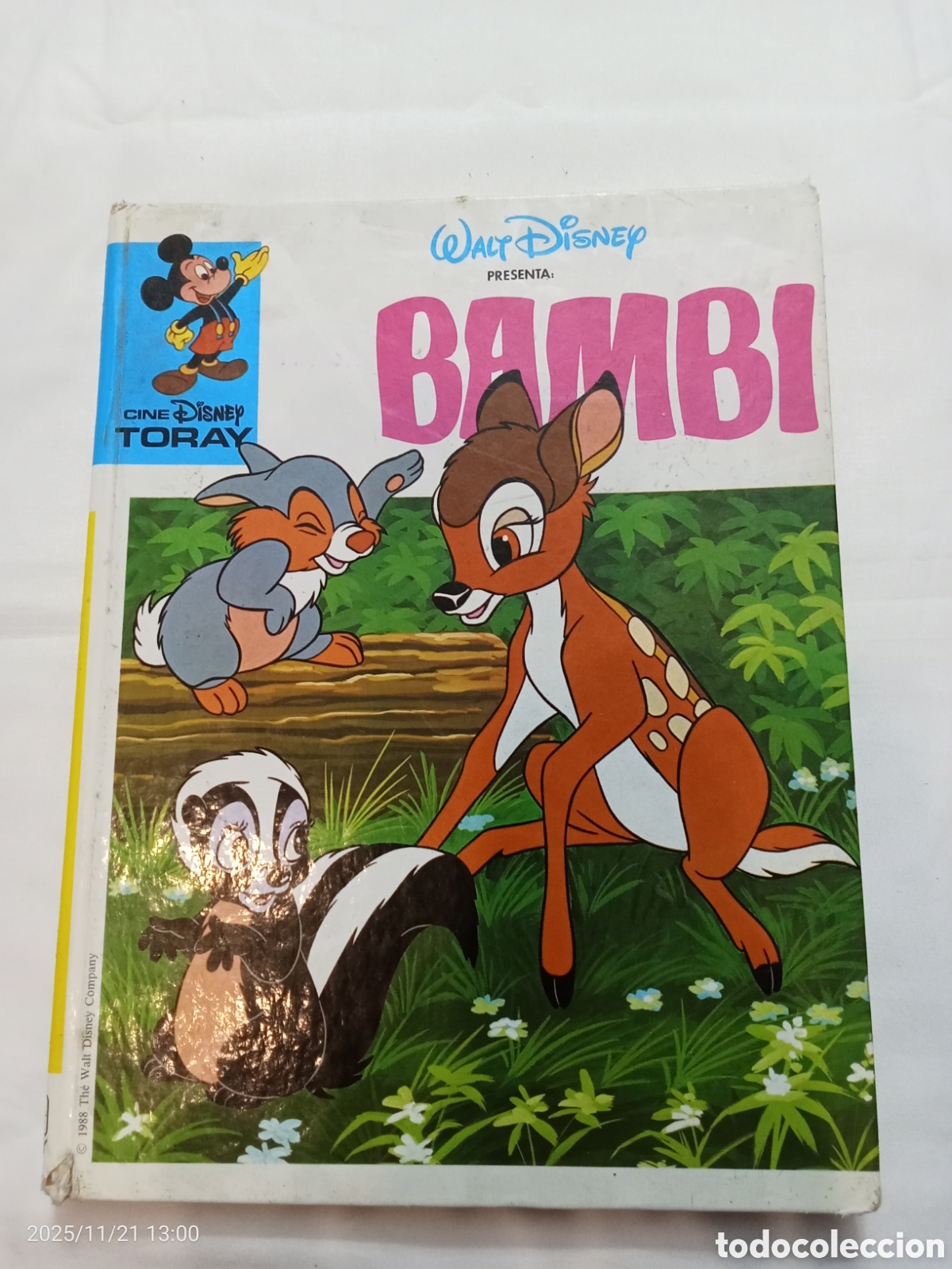 Libros: Cuento Bambi 1986 Walt Disney - Foto 1