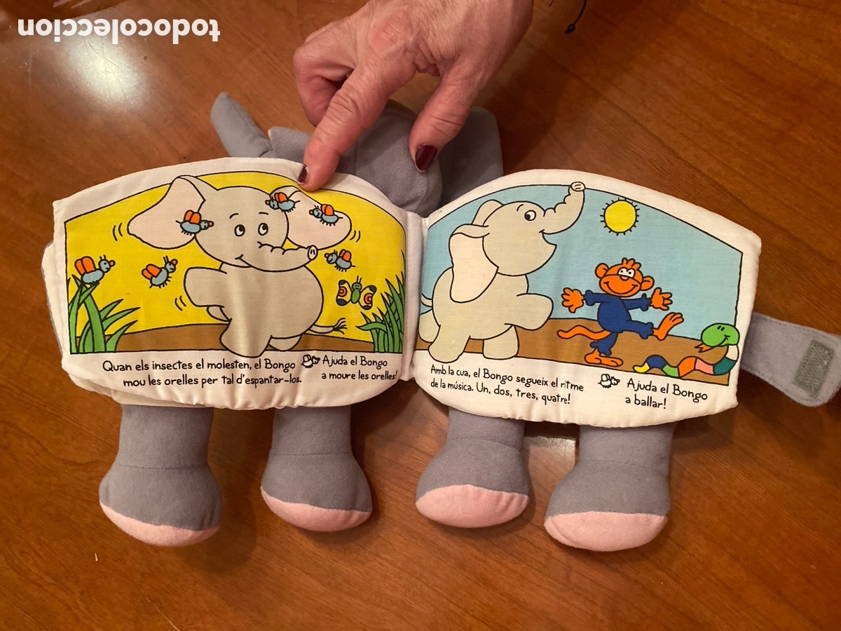 Libros: Libro peluche El Bongo. LElefant. Timun Mas - Foto 4