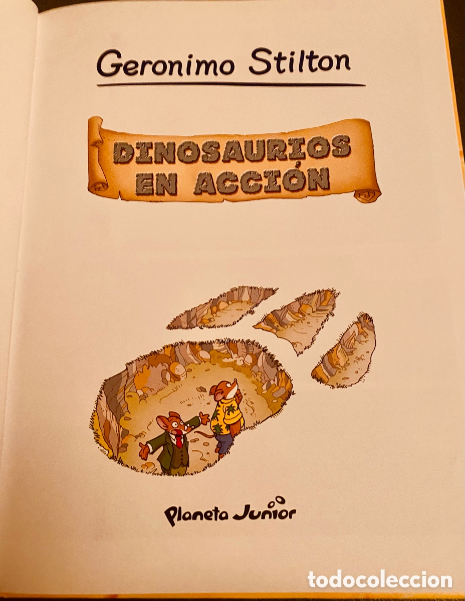 Libros: Dinosaurios en Acci&oacute;n (Geronimo Stilton) - Foto 4