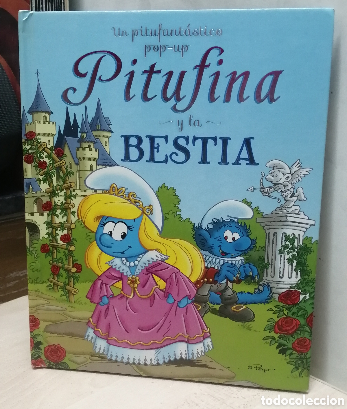 Libros: Pitufina y la Bestia Pop Up - Foto 1