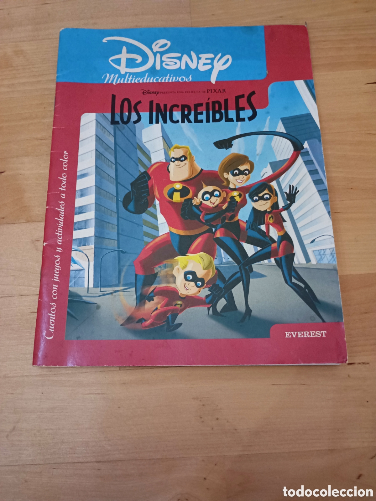 Libros: LOS INCRE&Iacute;BLES - DISNEY MULTI EDUCATIVOS - CUENTO CON JUEGOS