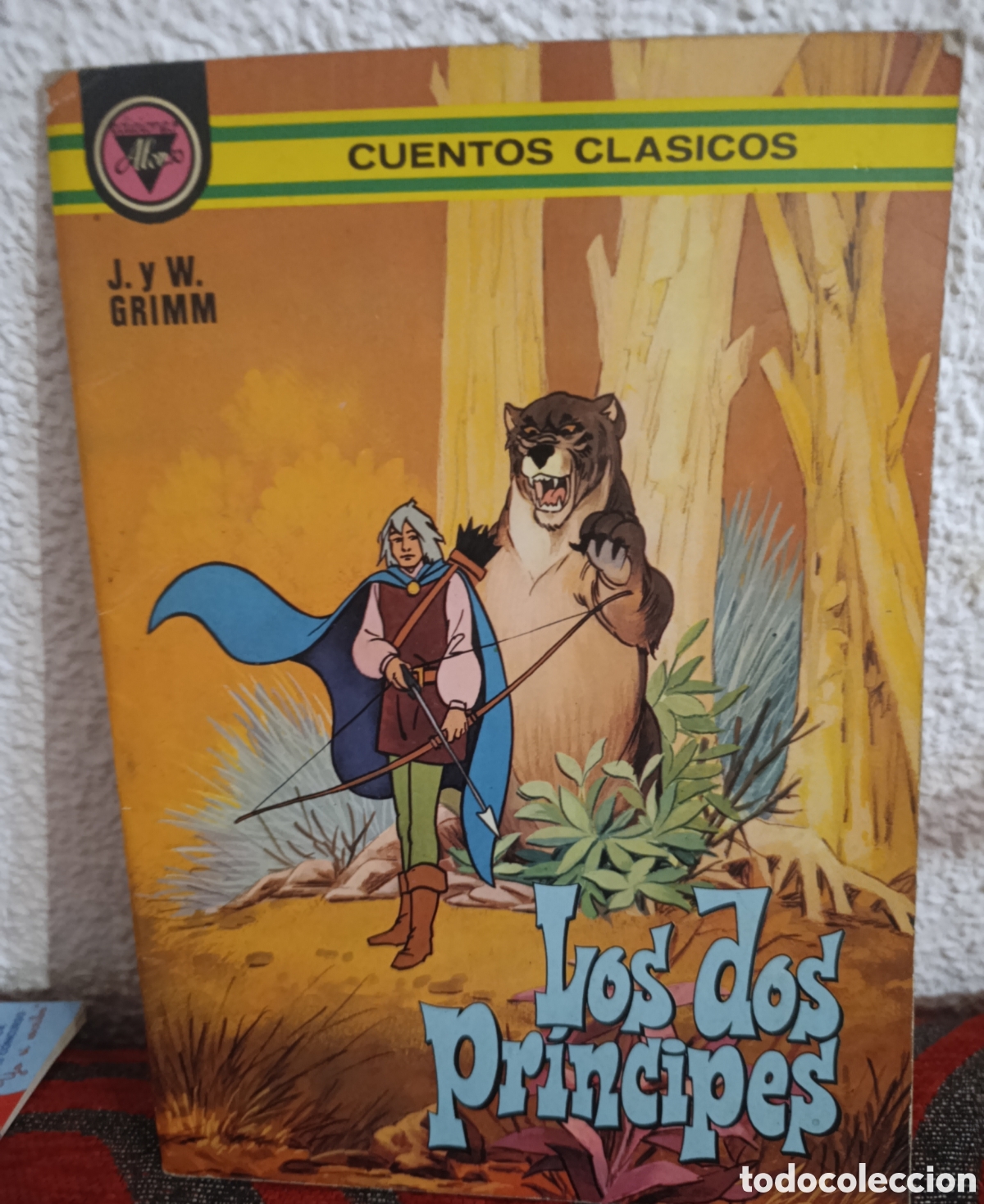 Libros: LOS DOS PR&Iacute;NCIPES. CUENTOS CL&Aacute;SICOS N&ordm; 20. J. Y W. GRIMM - EDICIONES ALONSO, 1976