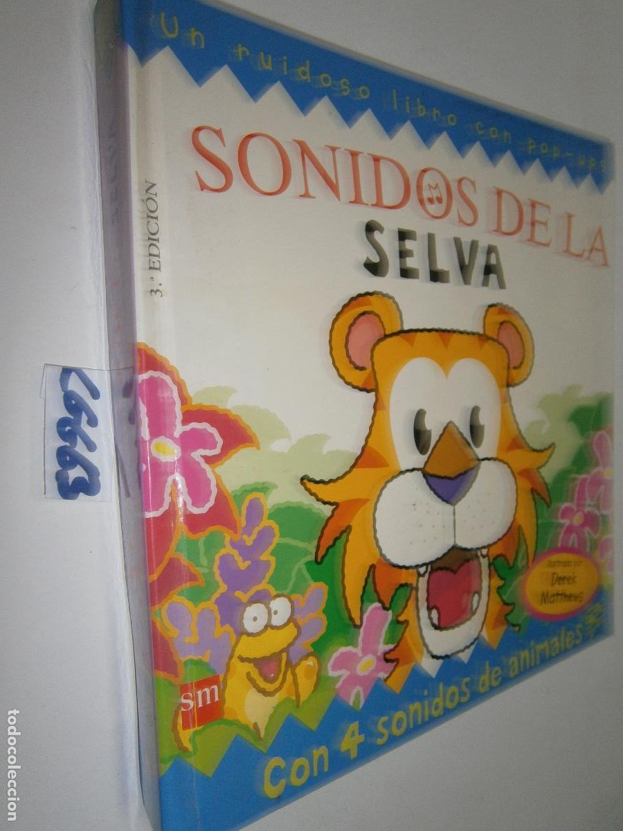 Libros: POP UP Y SONIDO DE ANIMALES - SONIDOS DE LA SELVA