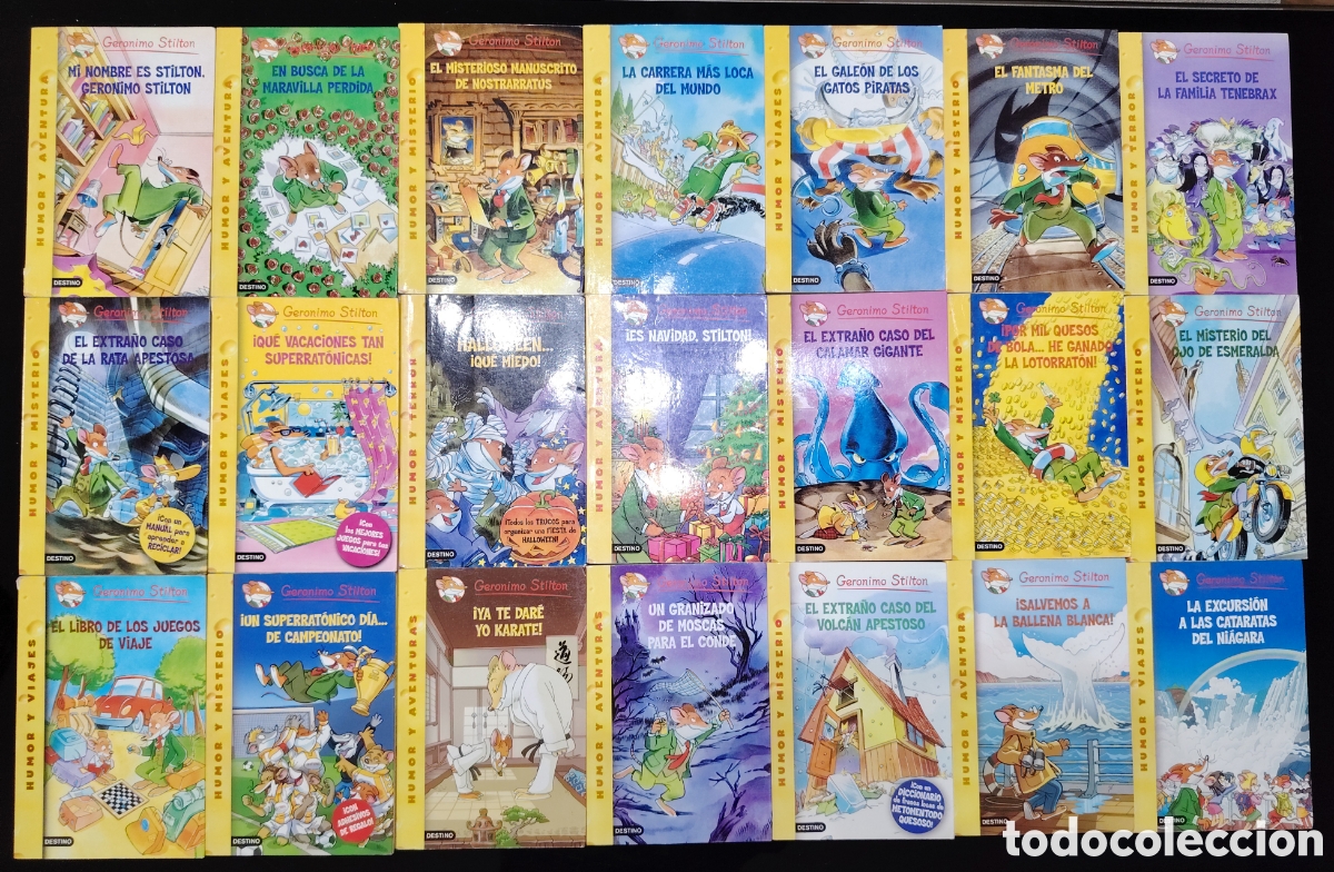 Libros: Lote de 21 libros Geronimo Stilton + 1 Tea Stilton Perfecto estado