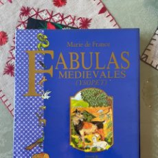 Libros: FÁBULAS MEDIEVALES - YSOPET. MARIE DE FRANCE (TAPA DURA. ILUSTRADO POR JASON CARTER). ANAYA