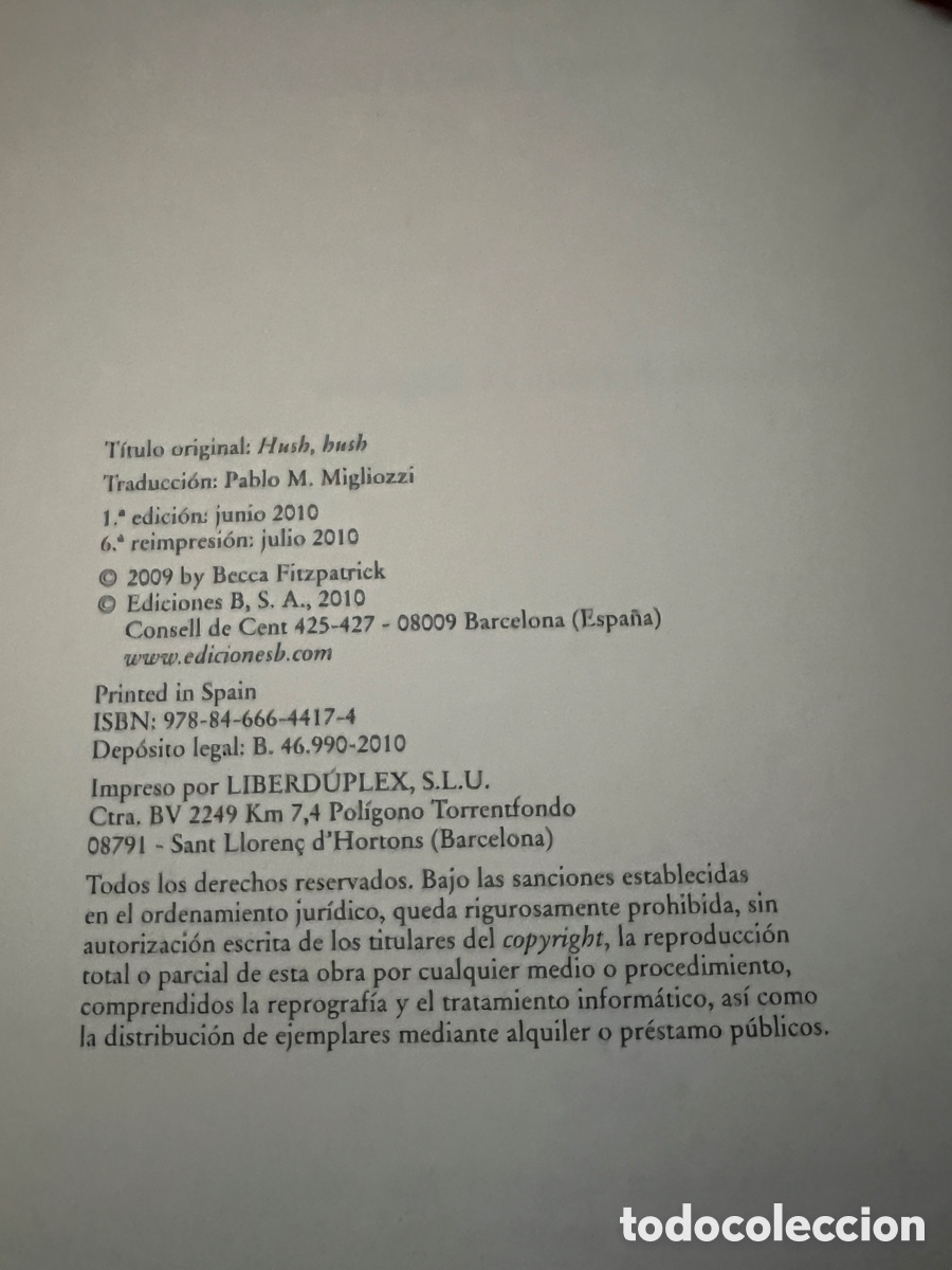 Libros: Libro Hush, Hush nuevo - Foto 4