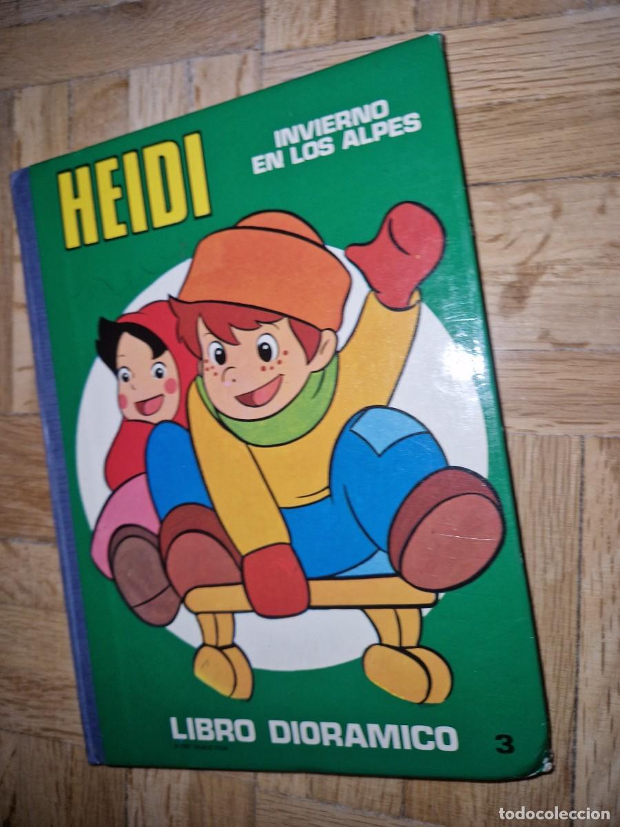 Libros: LIBRO DIORAMICO 3 HEIDI INVIERNO EN LOS ALPES, EDITORIAL ROMA 1976, DIORAMA,TRIDIMENSIONAL