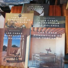 Libros: LAS CASAS ROMÁNTICAS DE: FRANCIA, INGLATERRA , HOLANDA, MALLORCA,LA TOSCANA 5 LIBROS . BARBARA & REN
