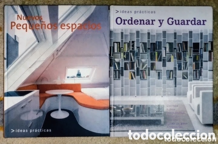 Libros: PACK DECORACI&Oacute;N: NUEVOS Y PEQUE&Ntilde;OS ESPACIOS + ideas pr&aacute;cticas ORDENAR Y GUARDAR. Ambos libros NUEVOS