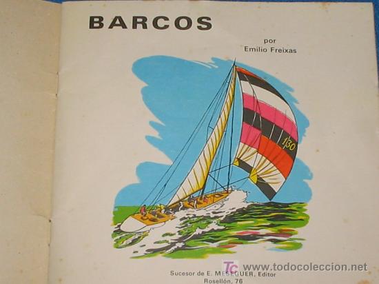 Coleccionismo deportivo: Cuadernillo de Barcos de Antonio Freixas - Foto 1