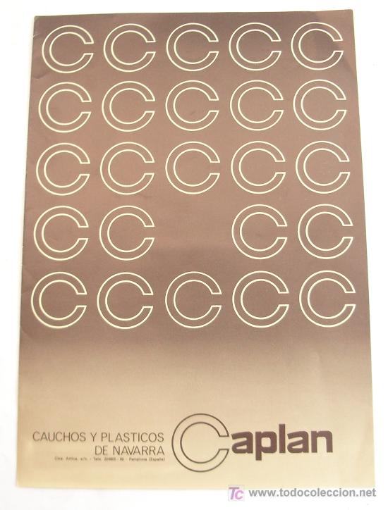 Coleccionismo deportivo: Cat&aacute;logo de Balones. Caplan (Navarra). 1978. - Foto 1