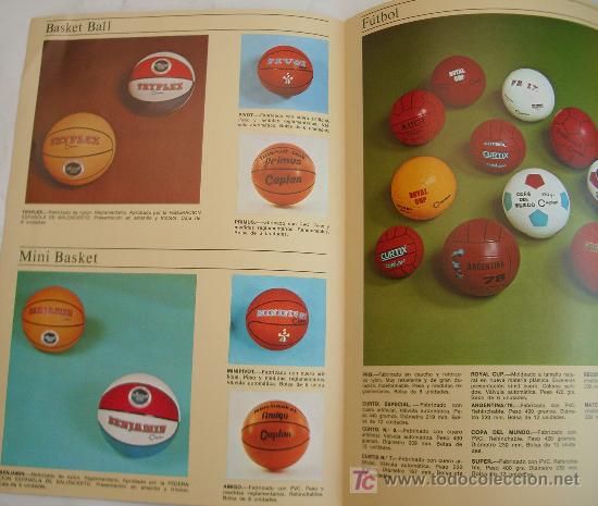 Coleccionismo deportivo: Cat&aacute;logo de Balones. Caplan (Navarra). 1978. - Foto 3