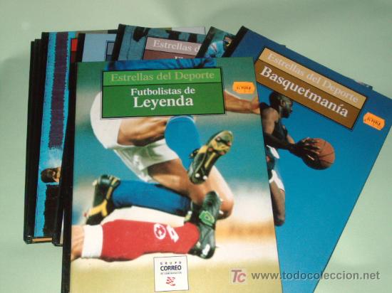 Coleccionismo deportivo: LOTE 8 LIBROSCOLECCION ESTRELLAS DEL DEPORTE - Foto 1