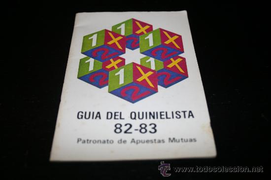 Coleccionismo deportivo: GUIA DEL QUINIELISTA 82-83 - Foto 1