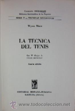Coleccionismo deportivo: LA TECNICA DEL TENIS - Foto 3