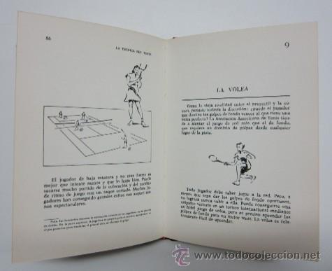 Coleccionismo deportivo: LA TECNICA DEL TENIS - Foto 5