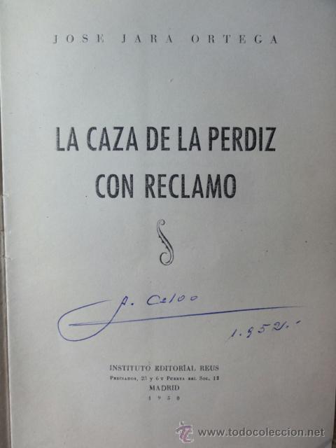 Coleccionismo deportivo: LA CAZA DE LA PERDIZ CON RECLAMO - Foto 2