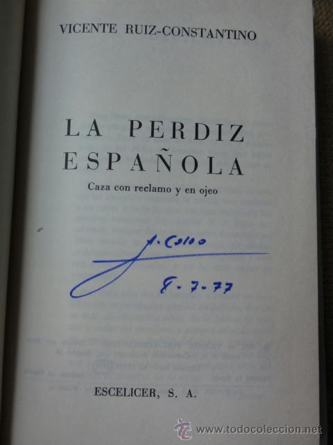 Coleccionismo deportivo: LA PERDIZ ESPA&Ntilde;OLA - Foto 2