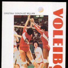 Coleccionismo deportivo: VOLEIBOL BASICO - CRISTINA GONZALEZ MILLAN - EDIT-. ALHAMBRA 1989.