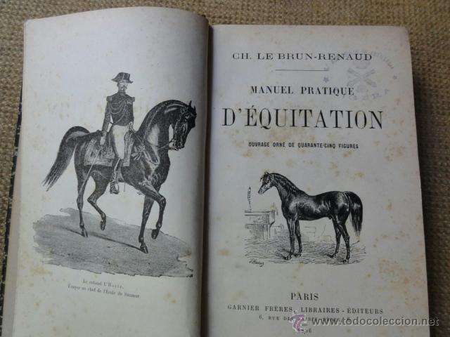 Coleccionismo deportivo: MANUEL D&acute; EQUITATION 1886 - Foto 1