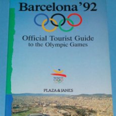 Coleccionismo deportivo: GUÍA OFICIAL DE LOS JUEGOS OLÍMPICOS DE BARCELONA 92 1992. PLAZA JANES. 186 PÁGINAS. INGLÉS. Lote 41792509