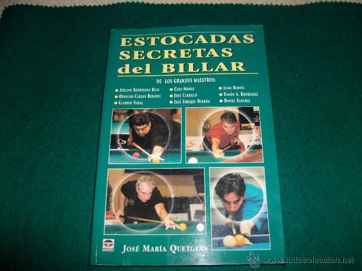 Coleccionismo deportivo: ESTOCADAS SECRETAS DEL BILLAR - Foto 1