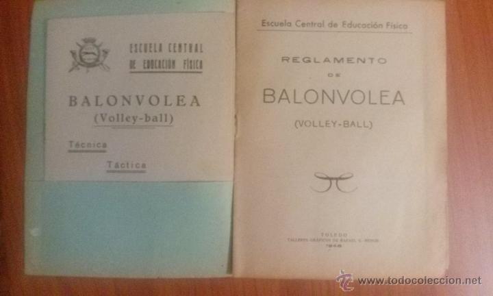 Coleccionismo deportivo: REGLAMENTO DE BALON VOLEA (VOLLEY-BALL) DE 1948. - Foto 2