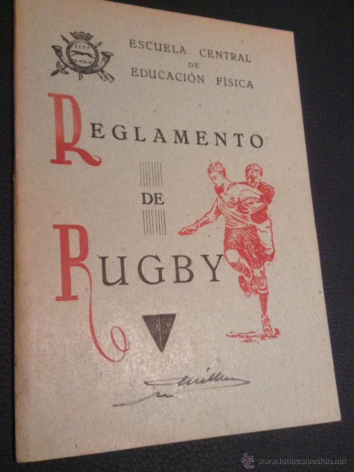 Coleccionismo deportivo: libro manual  reglamento de rugby de 1949 - Foto 1