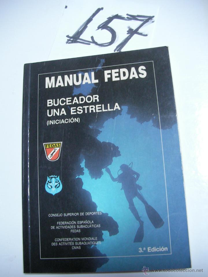 Coleccionismo deportivo: MANUAL FEDAS - BUCEADOR UNA ESTRELLA - Foto 1
