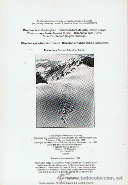 Coleccionismo deportivo: MANUAL DEL ESQUI  KARL GAMMA - Foto 3