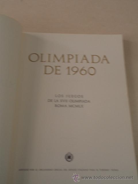 Coleccionismo deportivo: OLIMPIADA DE 1960 &ndash; ROMA - Foto 2